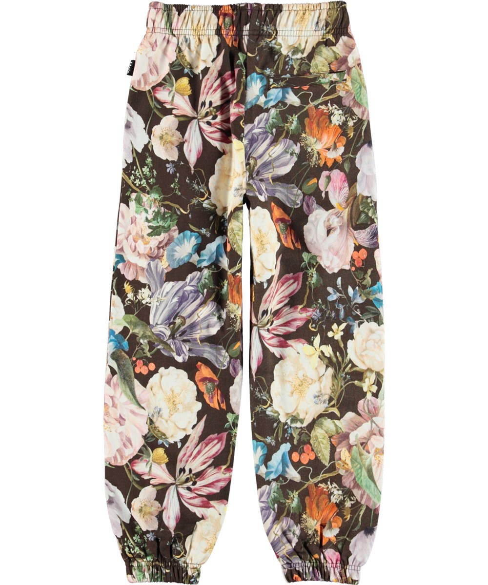 Adan - Soft Botanical - Ekologiska unisex sweatpants med blommor.
