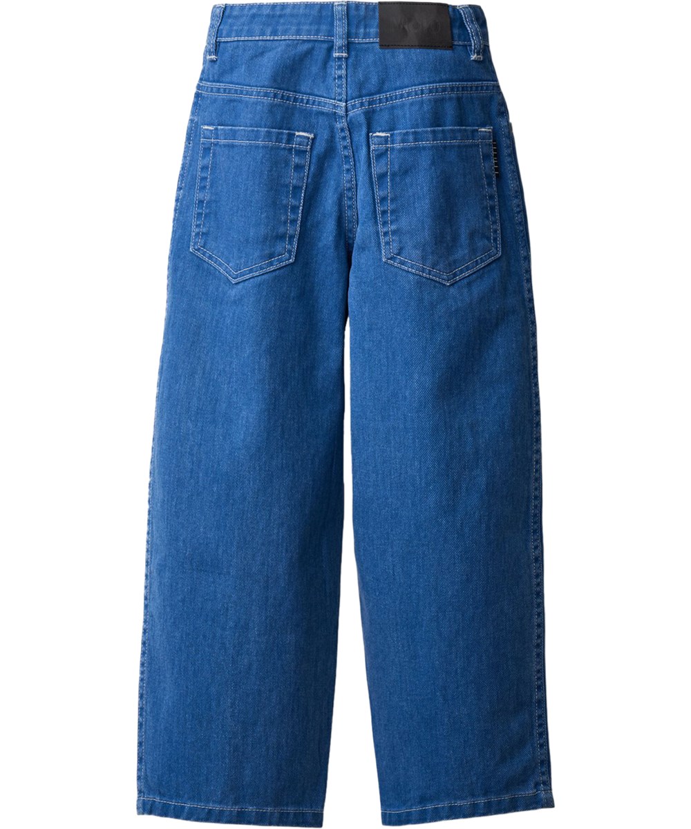 Aiden - Swell Blue Wash - Blå bomullsjeans för barn