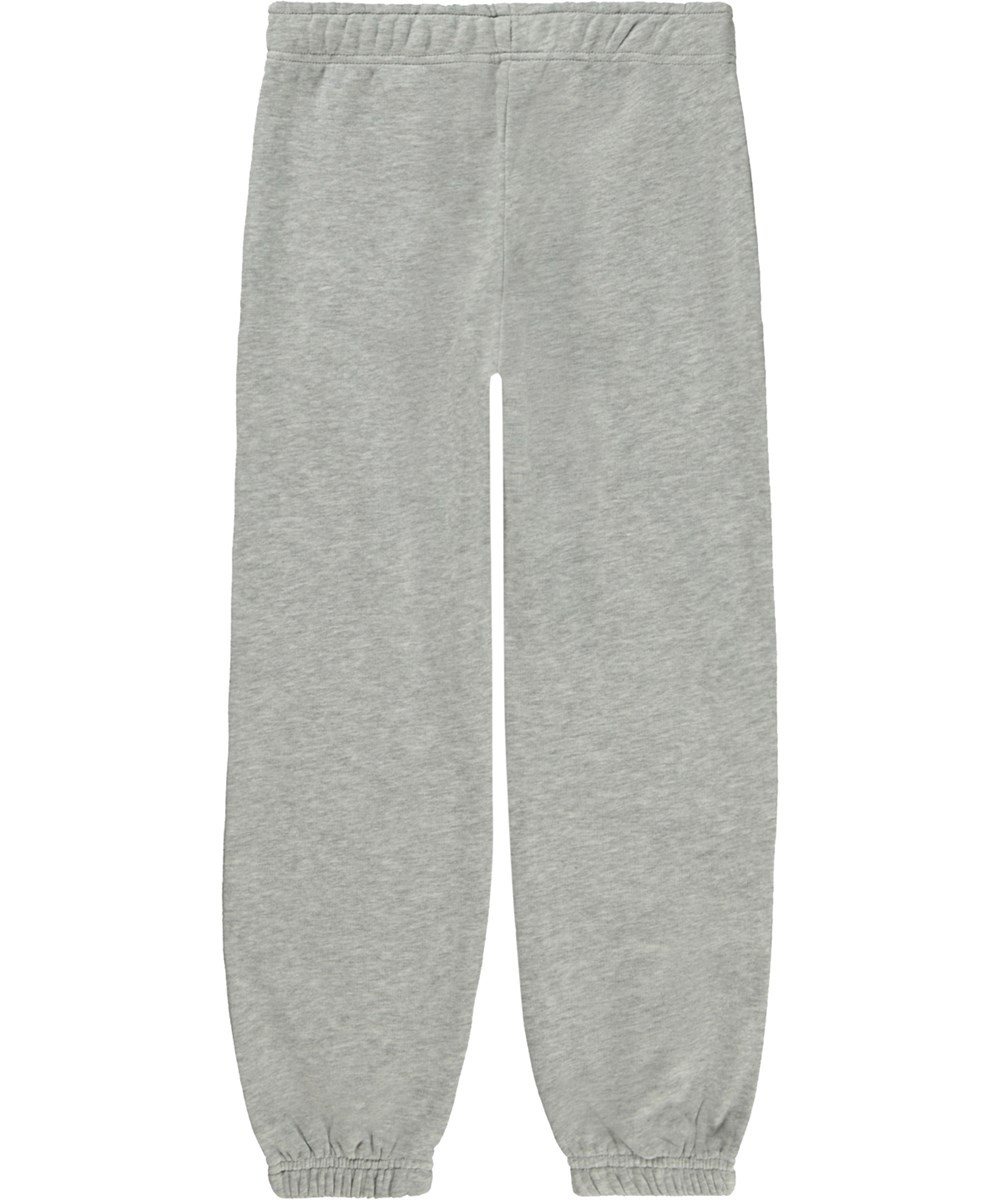 Am - Marled Grey - Ljusgrå unisex sweatpants.