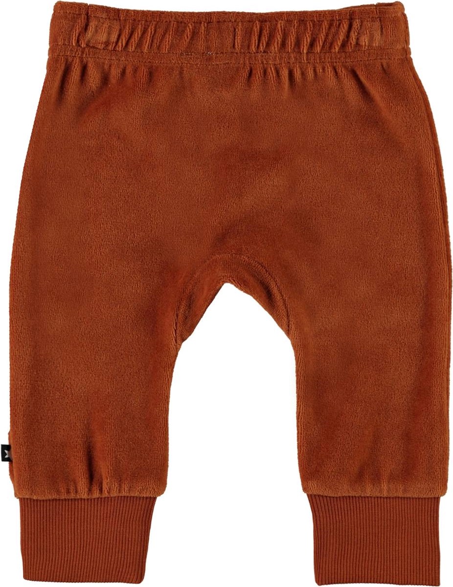 Sigo - Iron - Bruna velourbyxor till baby 