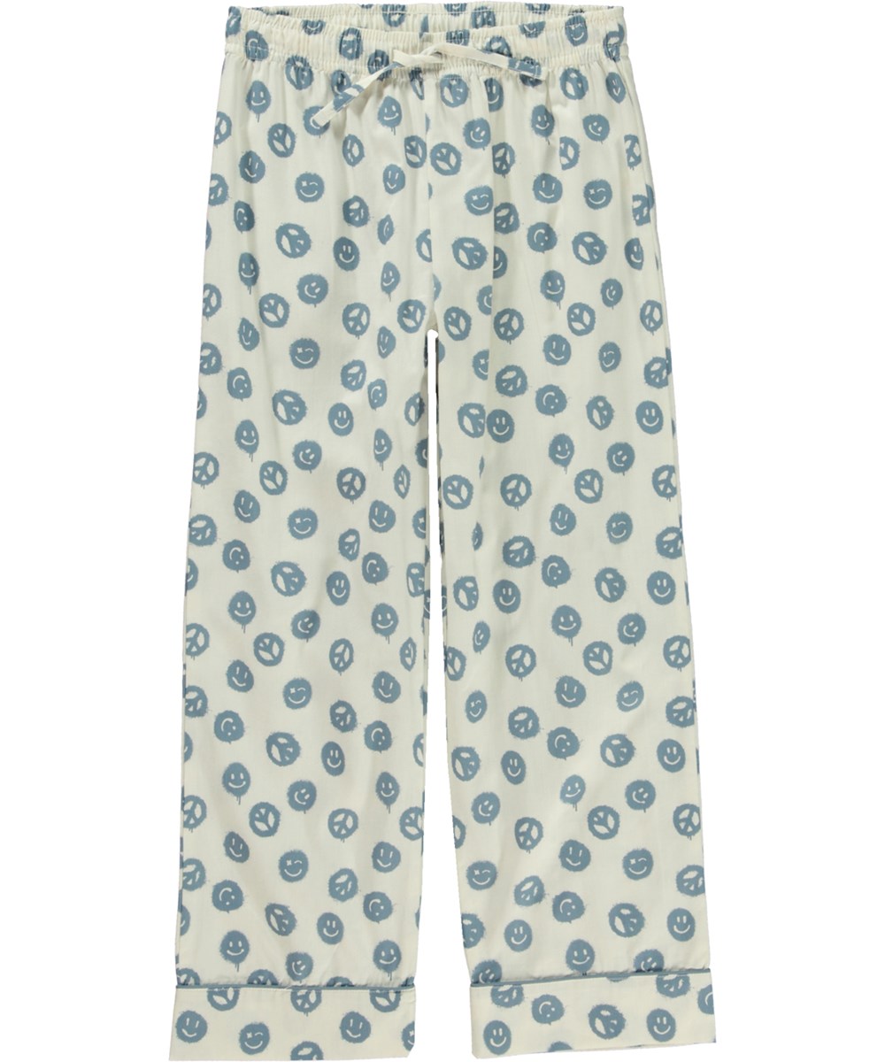 Lex - Happy Peace - Pyjamas med peace och smiley
