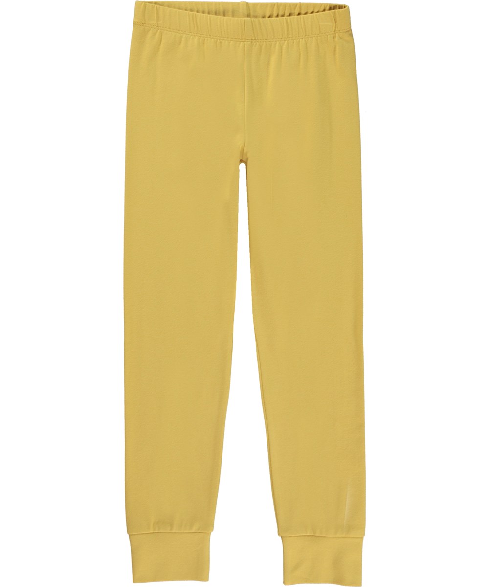 Luve - Rattan - Pyjamas i gul med smiley.