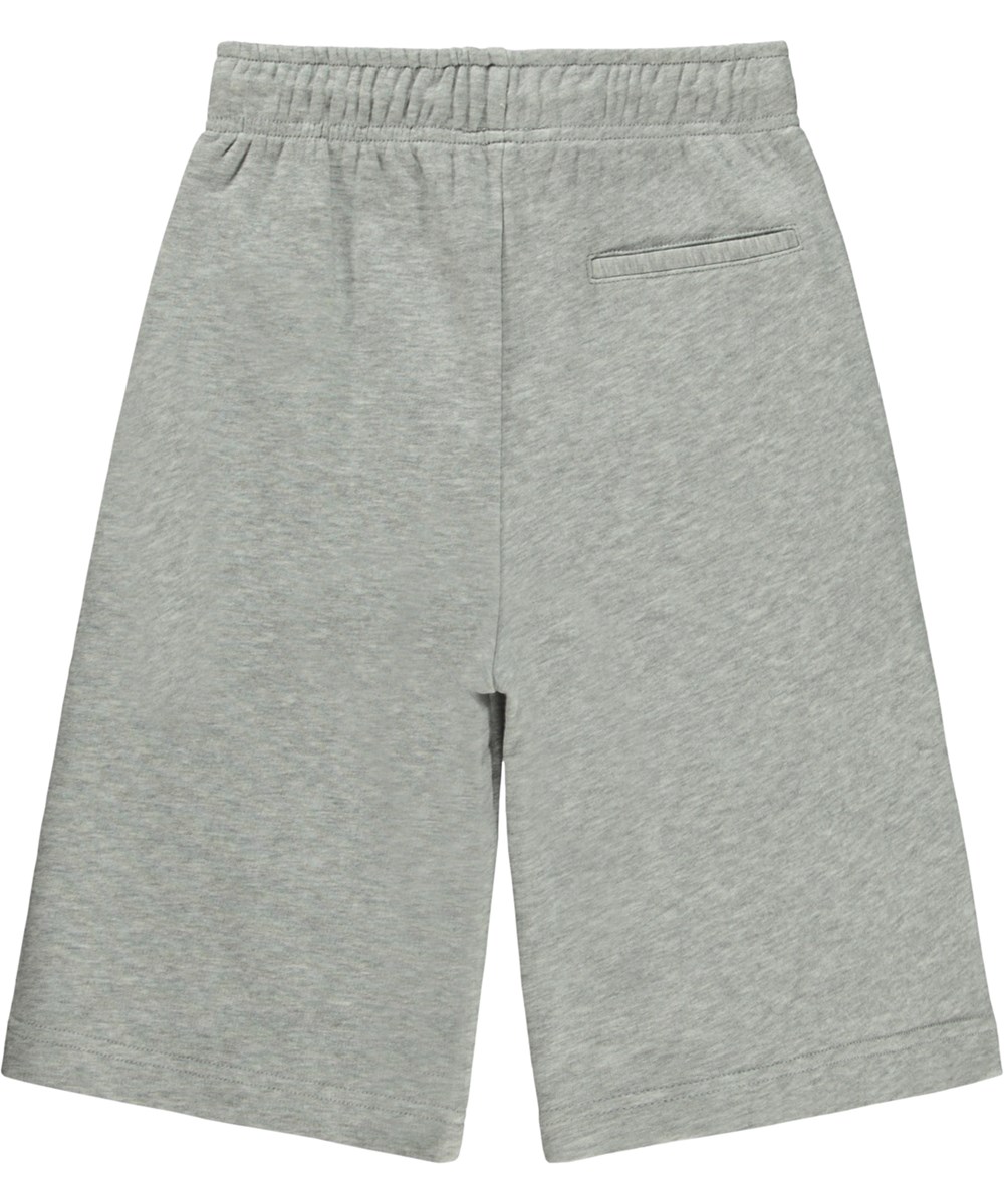 Add - Marled Grey - Unisex shorts i ljusgrå.