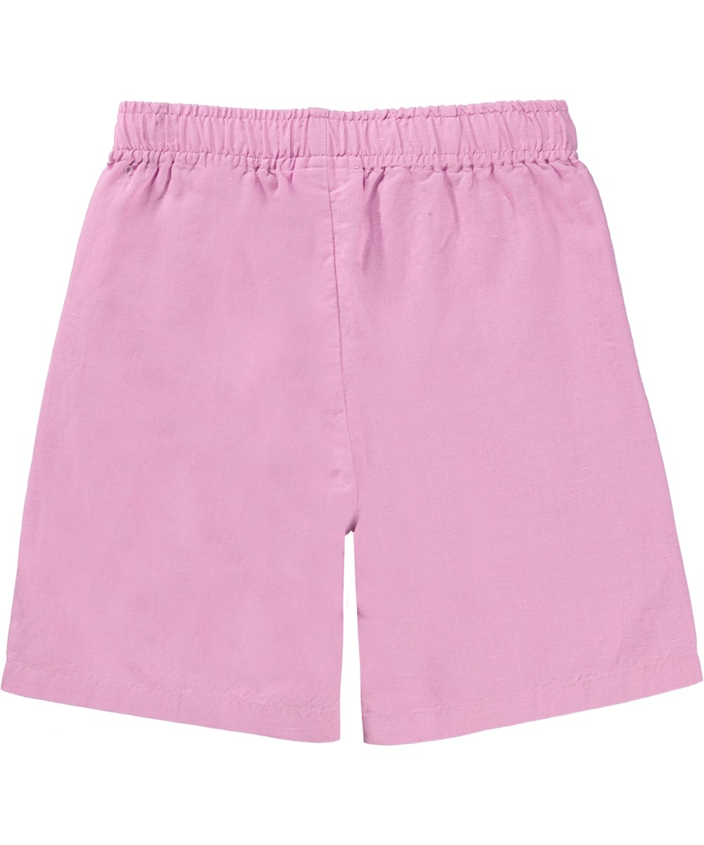 Adi - Wild Orchid - Lila unisex shorts i linne och bomull.