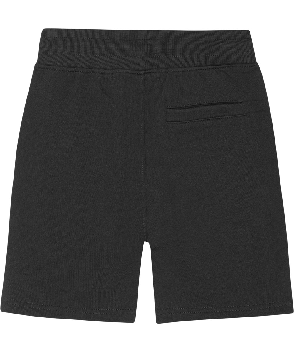 Alw - Black - Svarta shorts i mjuk ekologisk bomullsjersey.