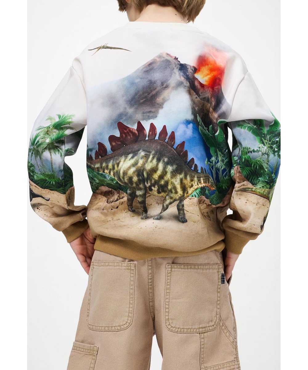 Archie - Tiger's Eye - Beige cargoshorts för barn i bomull med sidoficka