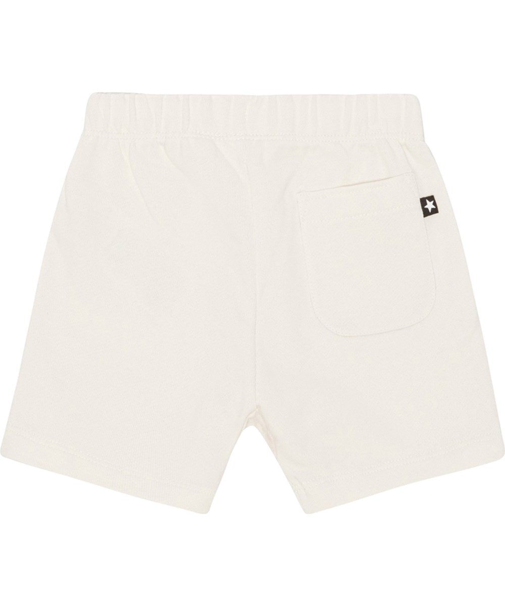 Simms - Sea Shell - Råvita shorts i mjuk ekologisk bomullsjersey. 
