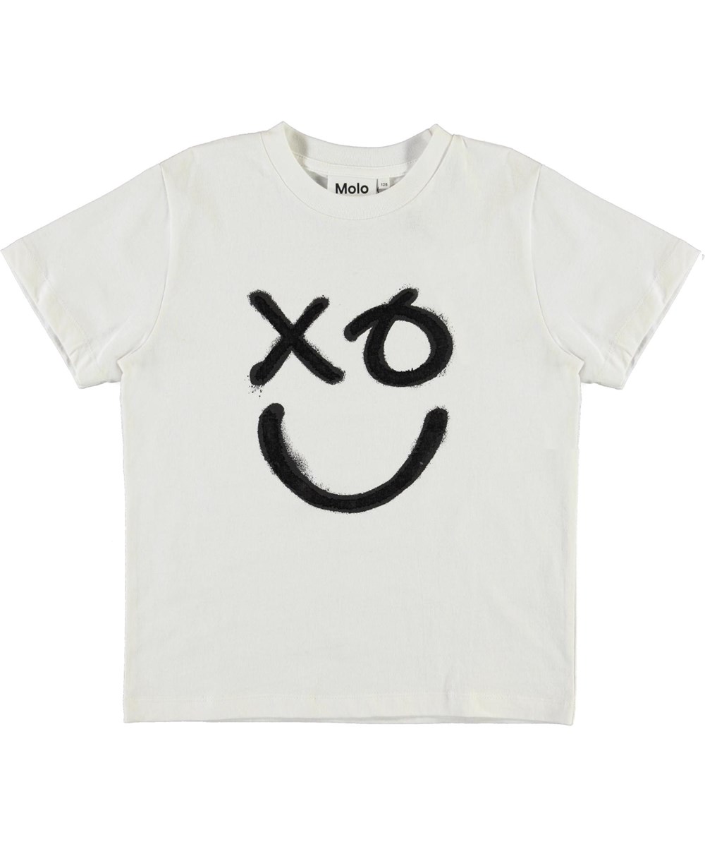 Roxo - XO Summer - Vit smiley t-shirt