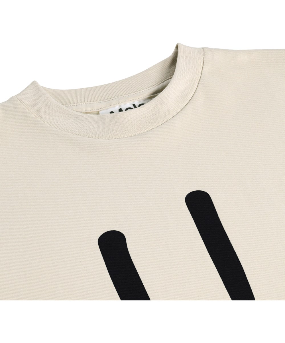 Roxo - Summer Sand - Beige T-shirt för barn i ekologisk bomull