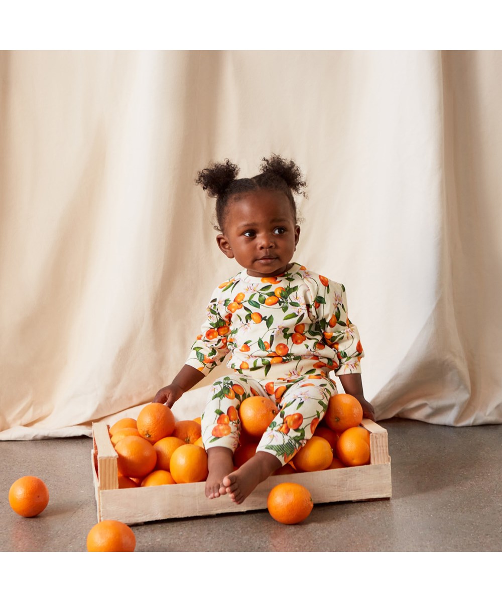 Disc - Mini Mandarins - Babytröja med mandarin.