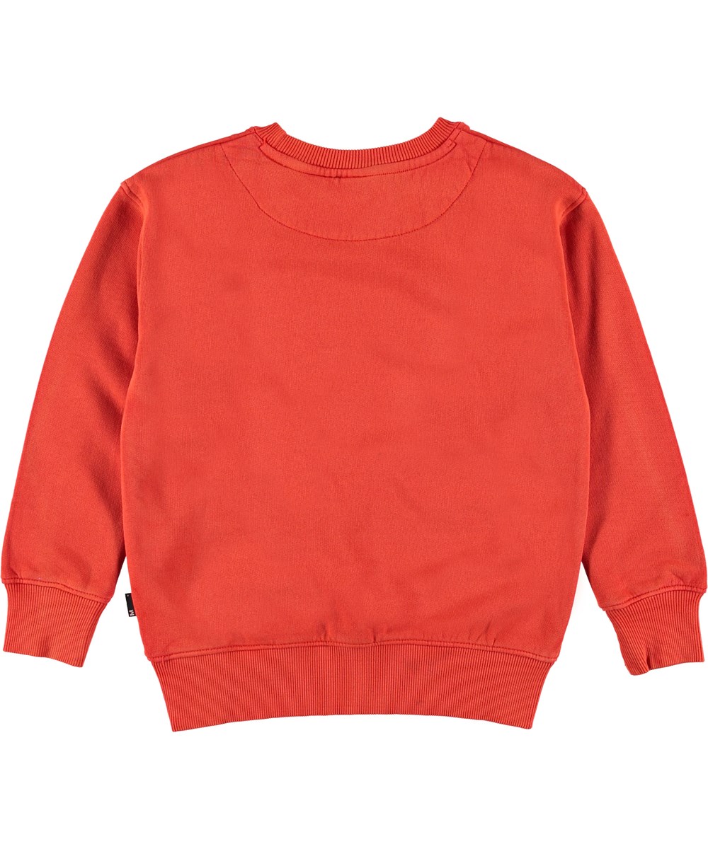 Main - Alert - Orange unisex sweatshirt.