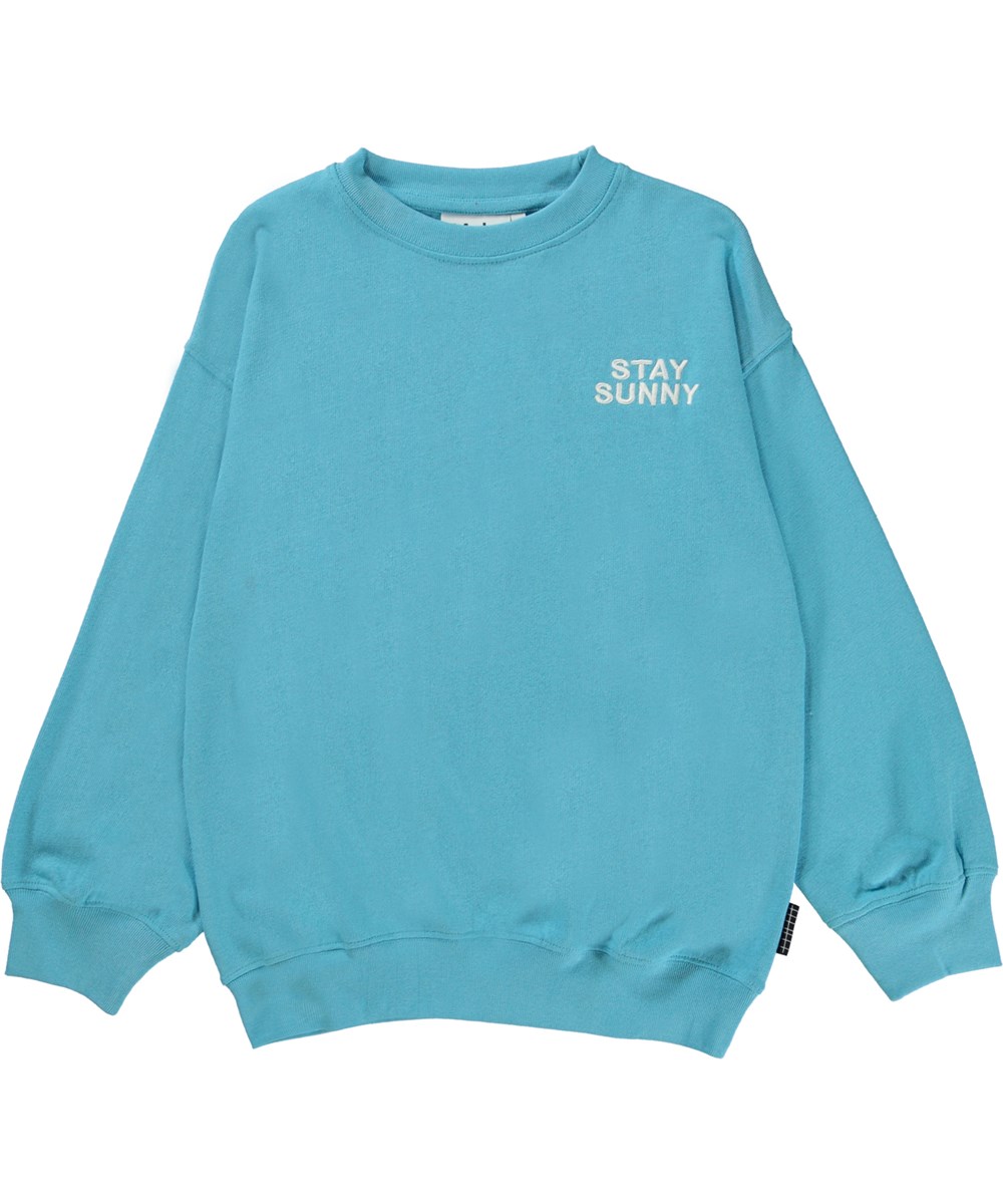 Mar - Blue Grotto - Blå stay sunny sweatshirt.