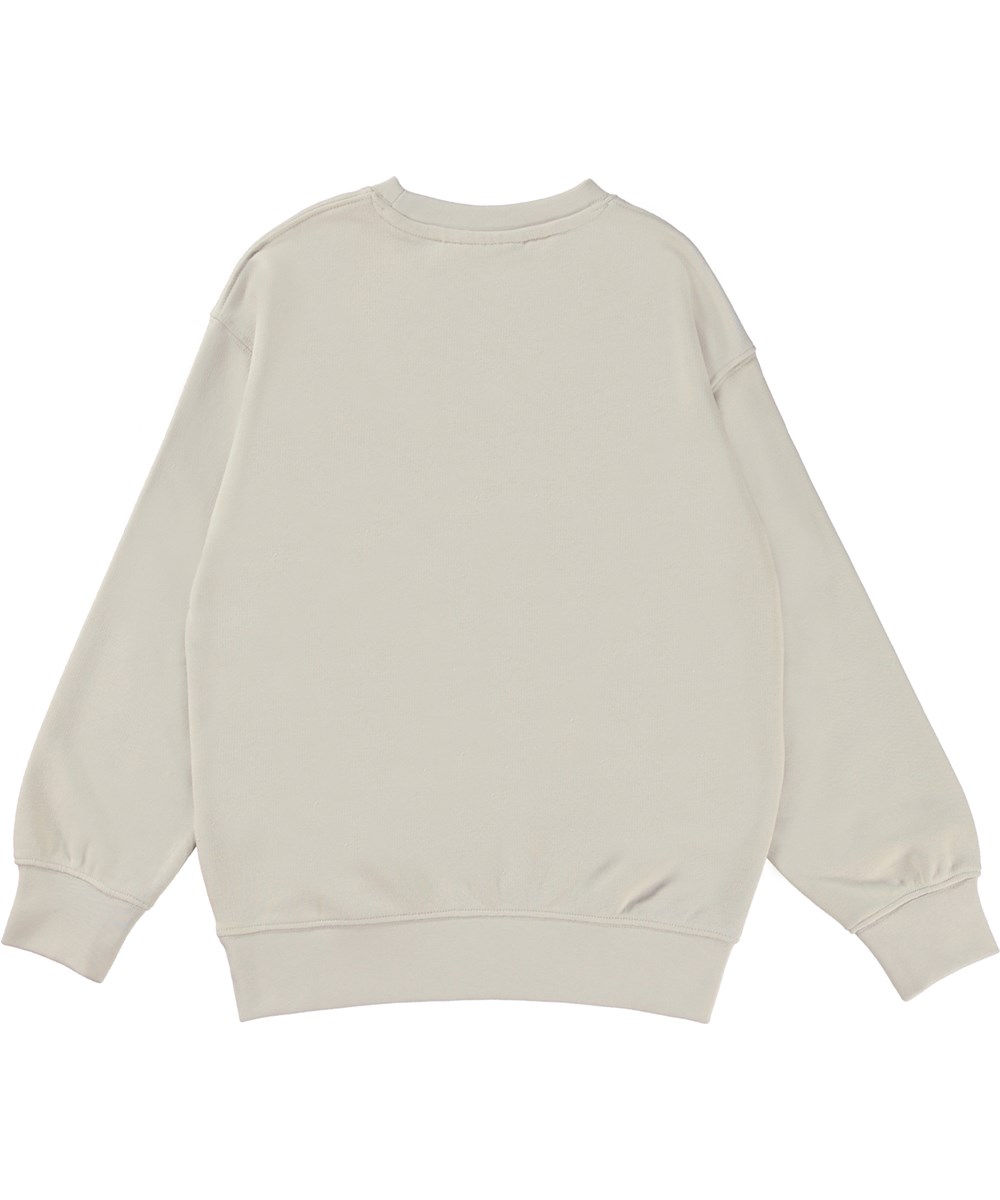 Memphis - Overcast - Beige sweatshirt med Molo logga.