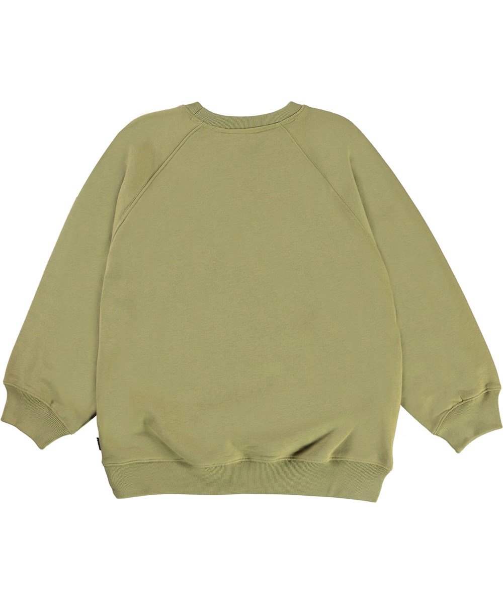 Mir - Cedar - Sweatshirt i dämpad grön.