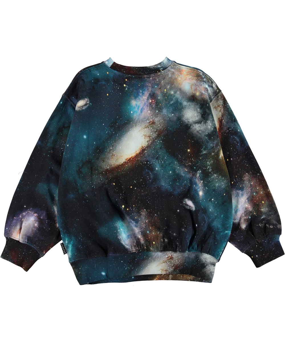 Monti - Galaxies - Ekologisk unisex sweatshirt med galaxen.