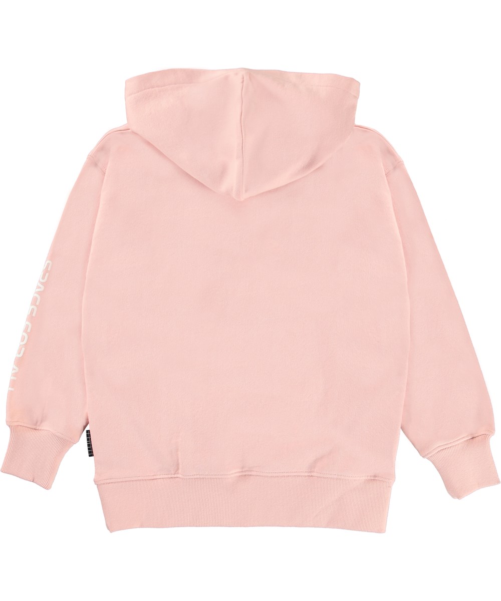 Moz - Blossom - Ekologisk rosa unisex hoodie.