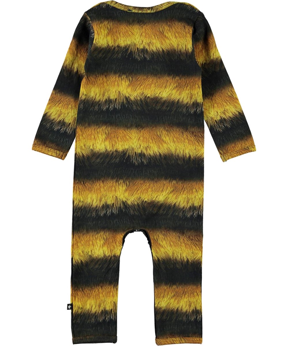 Fenez - Bee - Öko schwarz und gelb Baby Anzug Biene