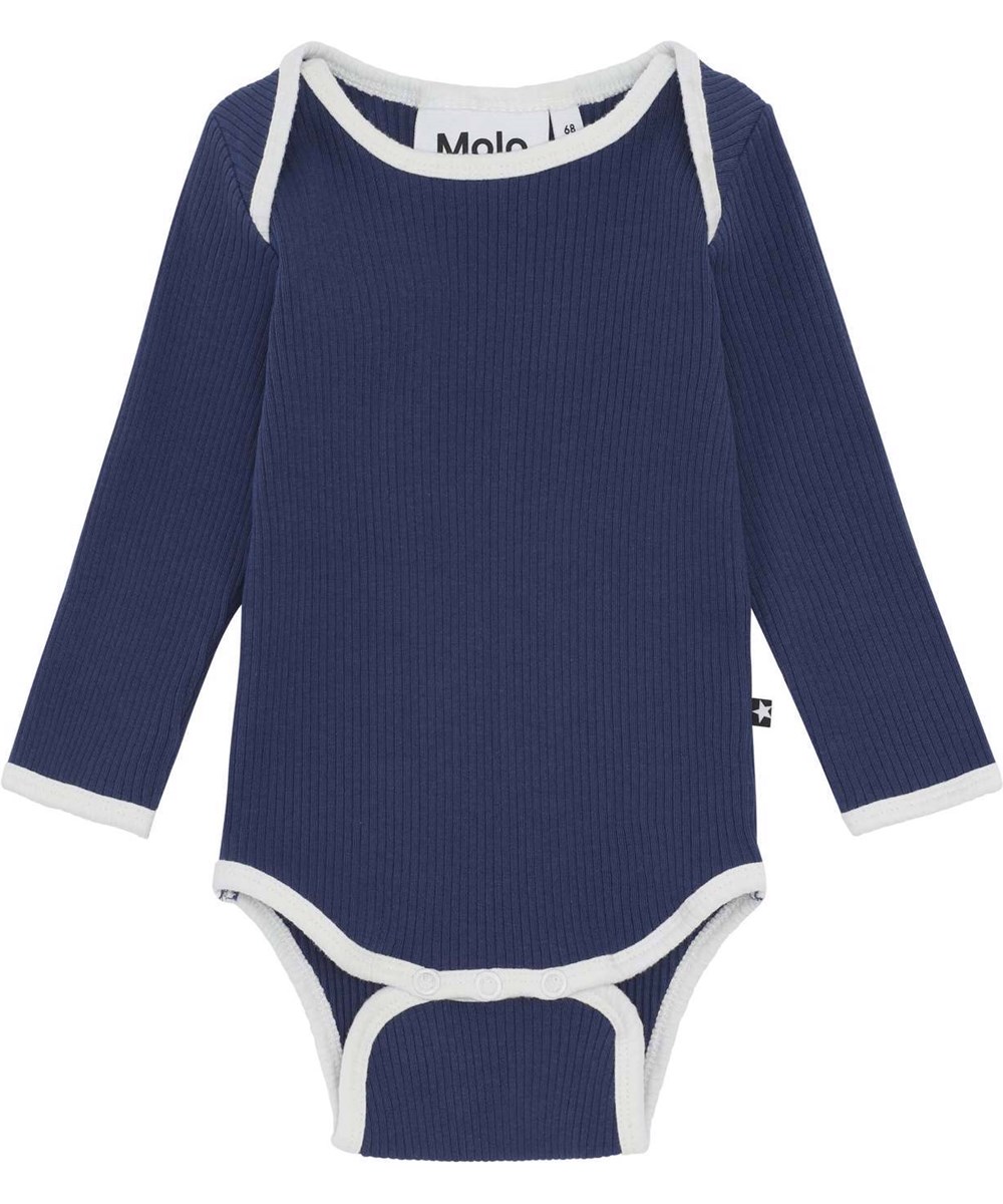 Faros - Naval Blue - Organic rib dark blue