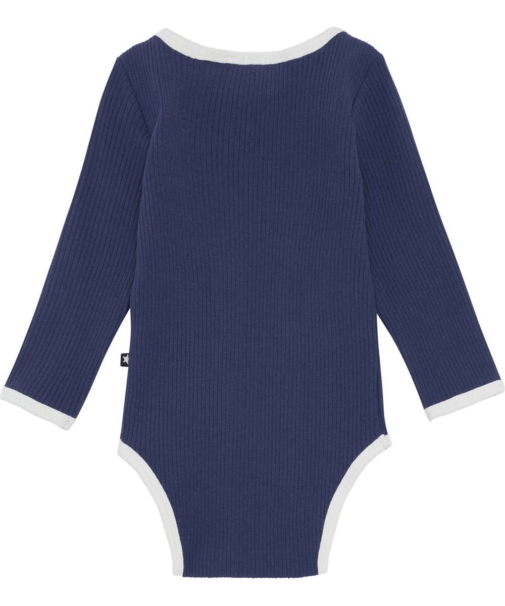 Faros - Naval Blue - Organic rib dark blue