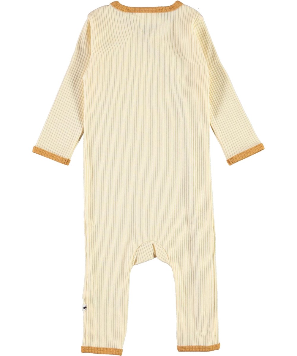 Fellow - Marzipan - Lichtgekleurde babypakje met gouden boorden