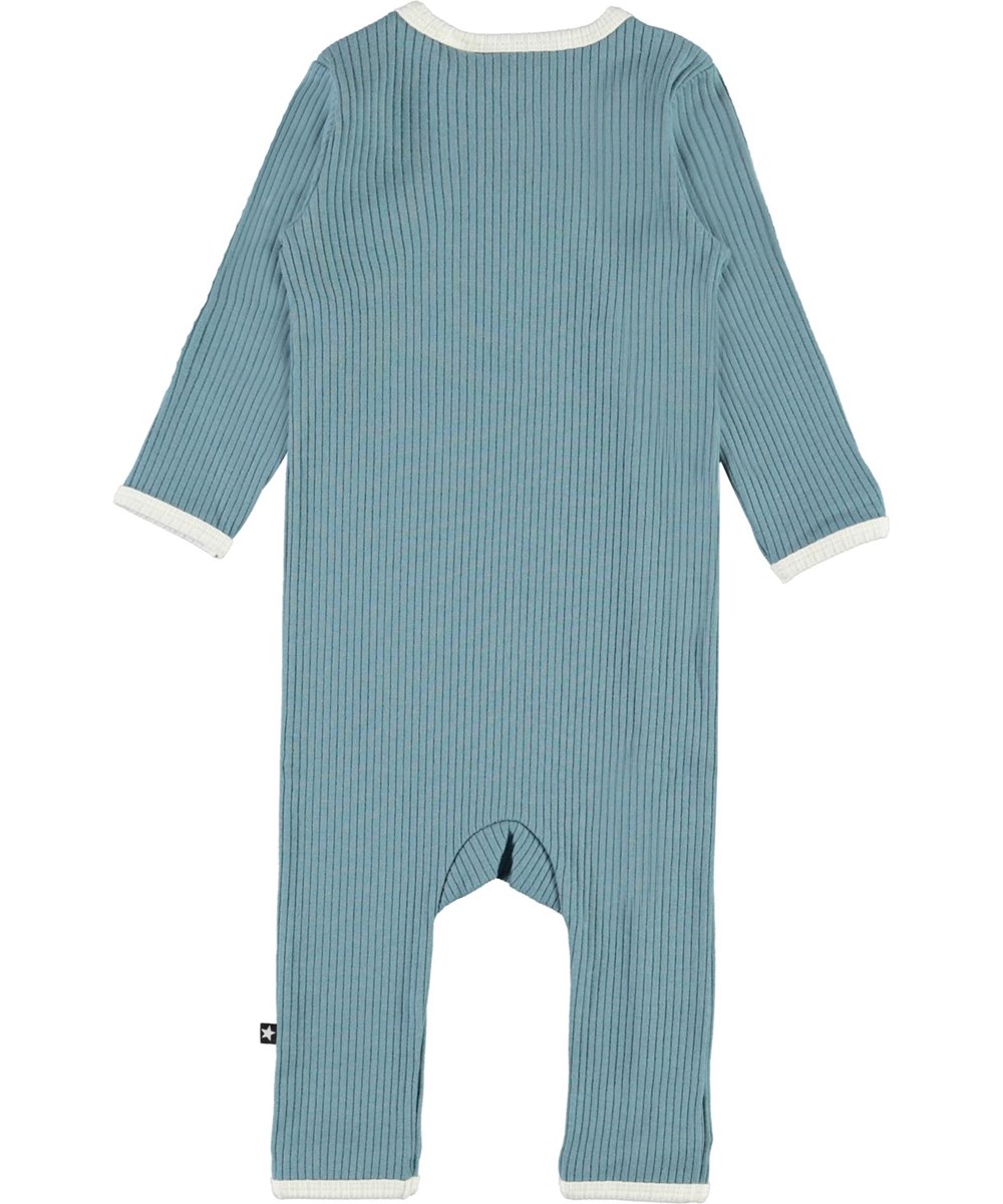 Fellow - Aero - Light blue baby bodysuit with light coloured edge tape 