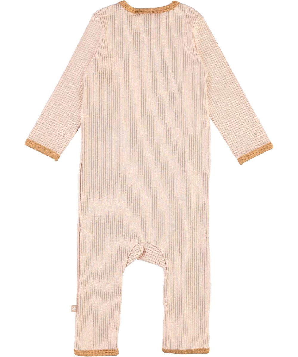 Fellow - Cameo Rose - Rose baby bodysuit with light brown edge tape 