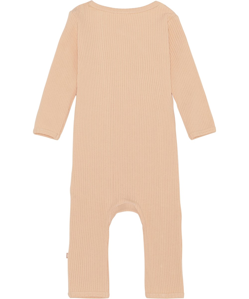 Fellow - Fluffy Rose - Rose organic baby bodysuit with snaps