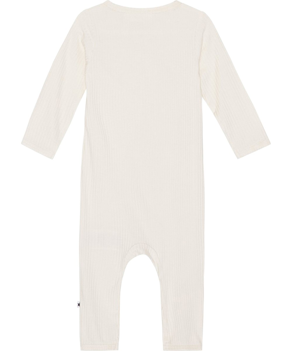 Fellow - Sea Shell - Off-white romper in soft rib viscose