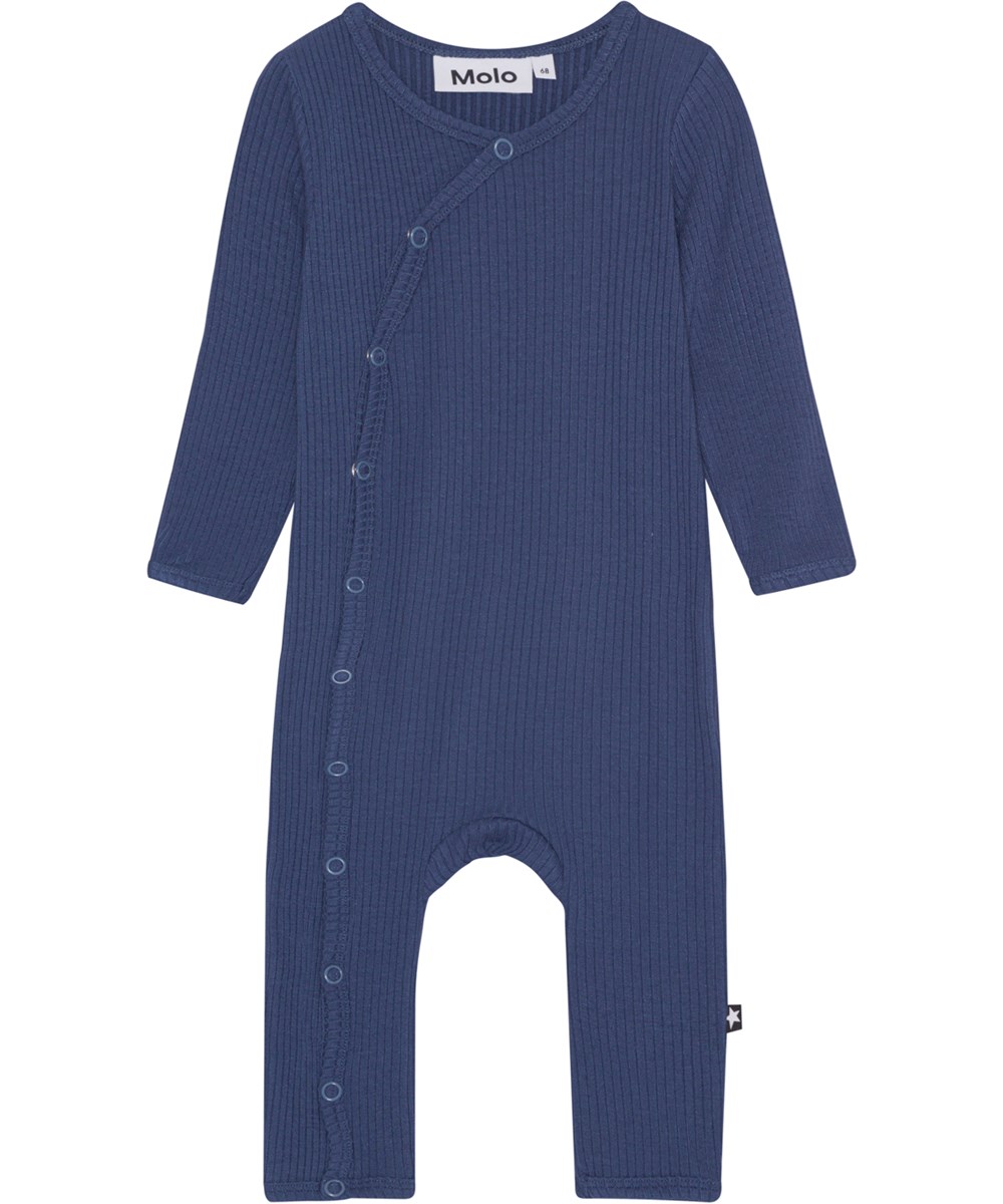 Fellow - Twilight - Donkerblauwe babypakje in viscose jersey