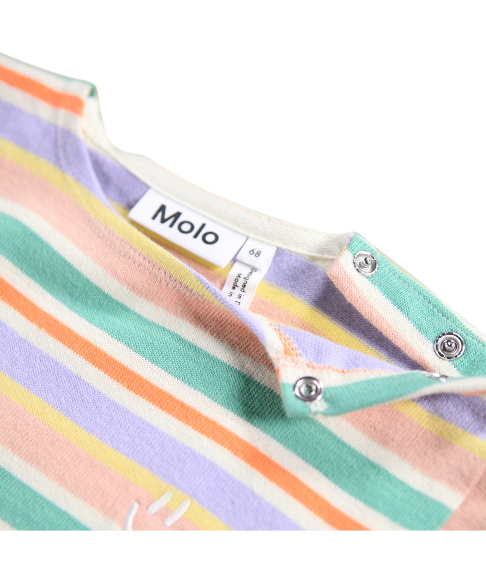 Flint - Emotions Stripe - Babypakje gemaakt van biologisch katoen met strepen in verschillende kleuren.