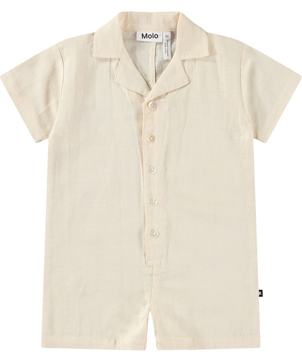 Falk - Summer Sand - Beige heldragt i hør til baby