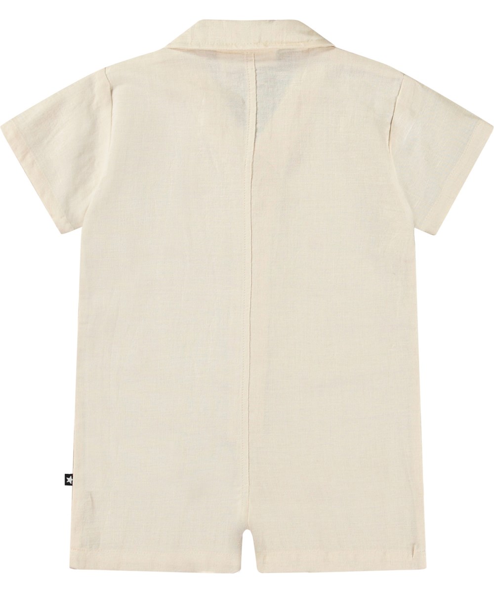 Falk - Summer Sand - Beige heldragt i hør til baby