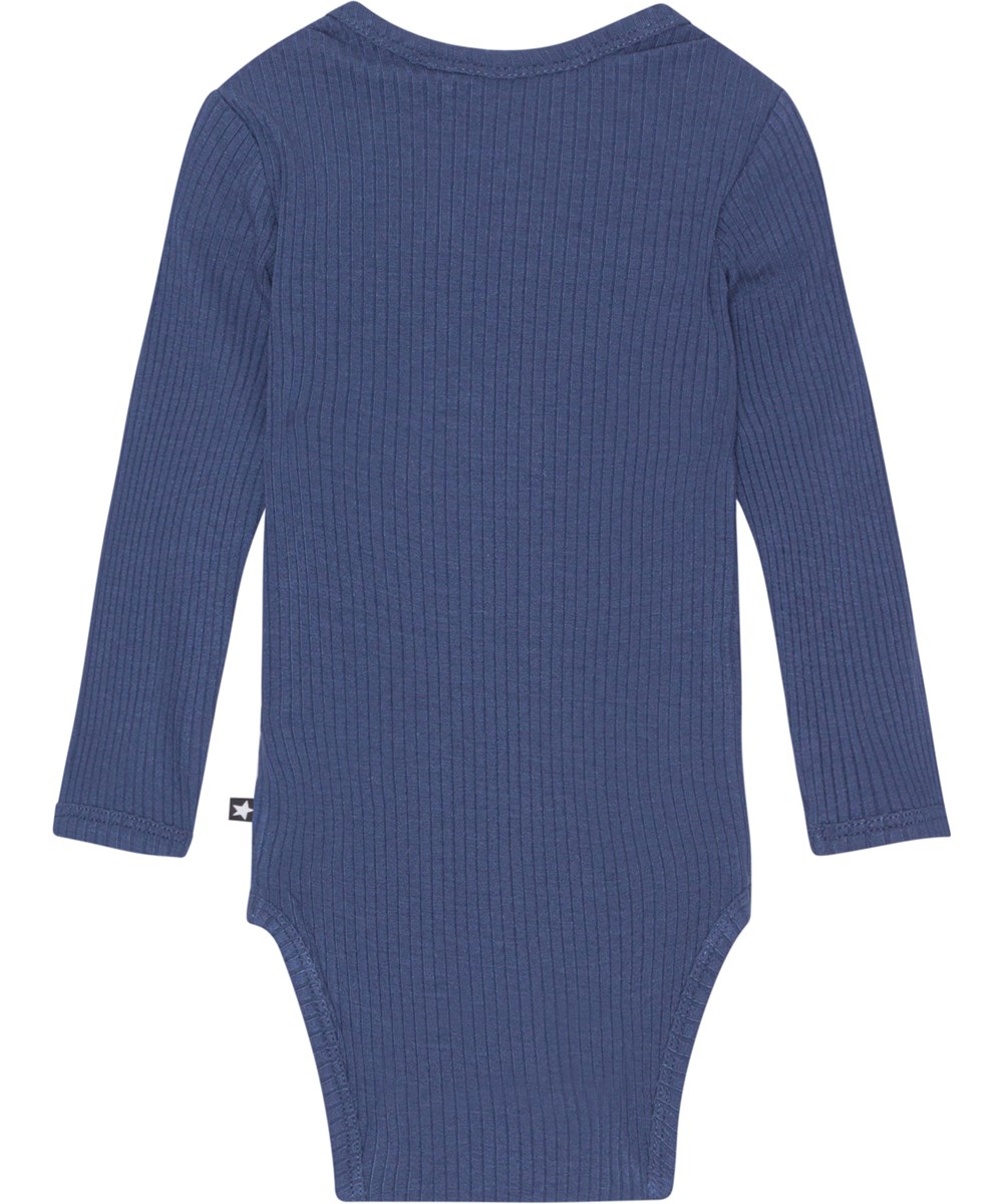 Faros - Twilight - Mørkeblå babybody i viskose jersey