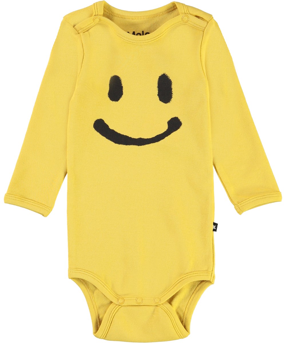 Foss 2-Pack - Hazy Sun Smiles - Økologisk 2-pack baby body