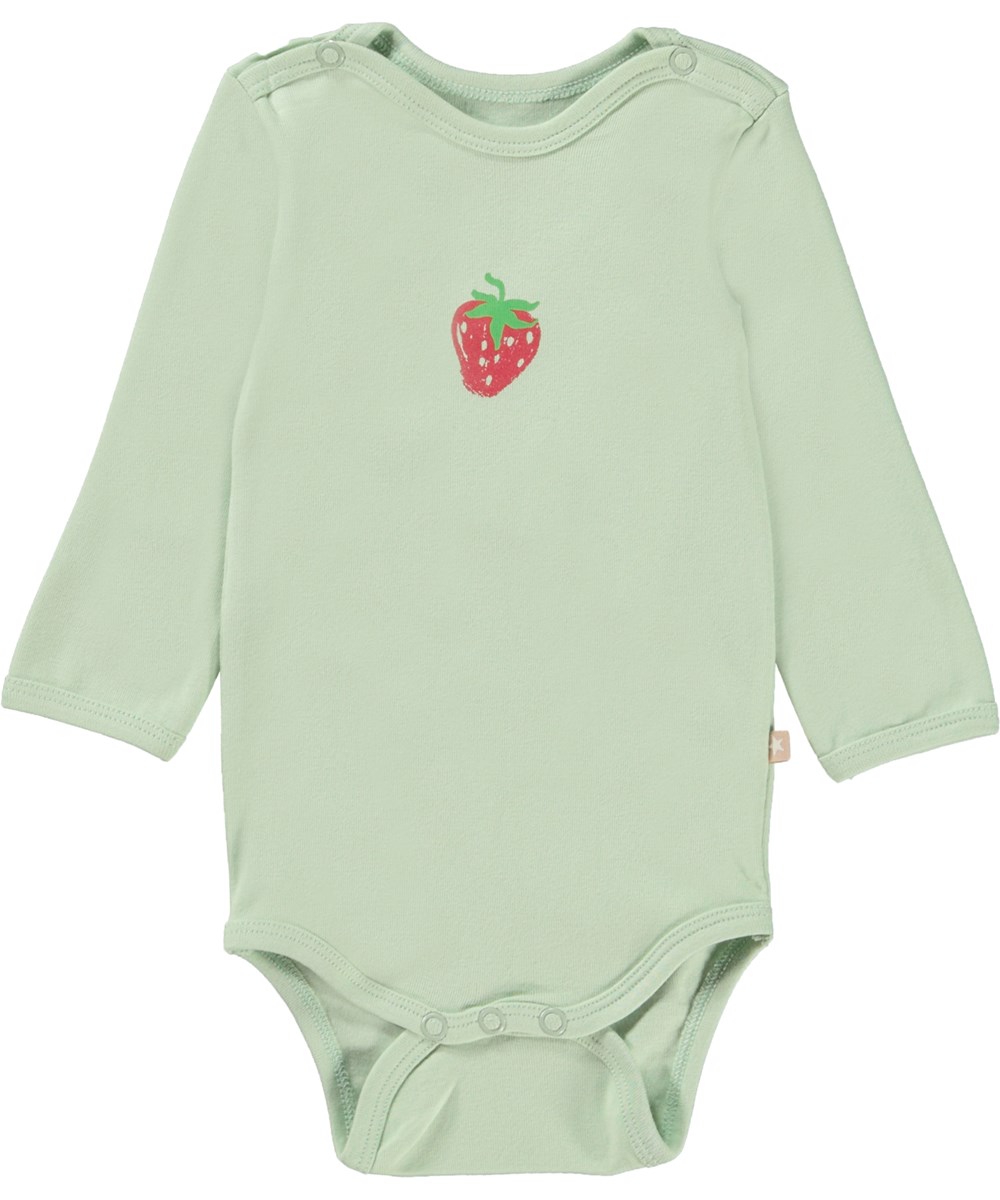 Foss 2-Pack - Pear Strawberries - 2-pack babybody med jordbær