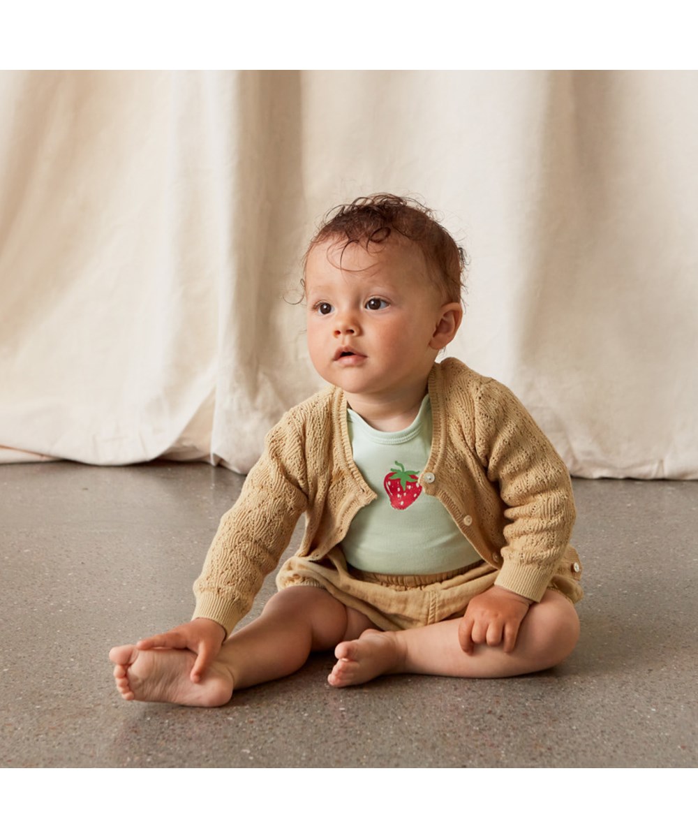 Foss 2-Pack - Pear Strawberries - 2-pack babybody med jordbær