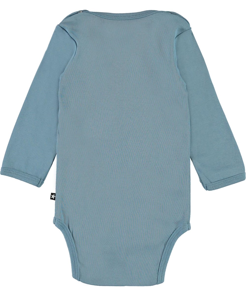Foss - Aero - Økologisk lyseblå baby body stjerne