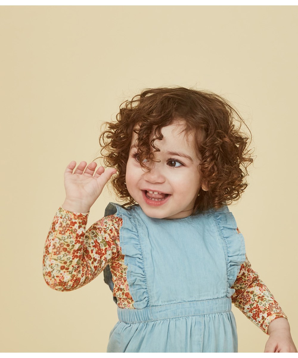 Foss - Meadow Baby - Småblomstret økologisk body