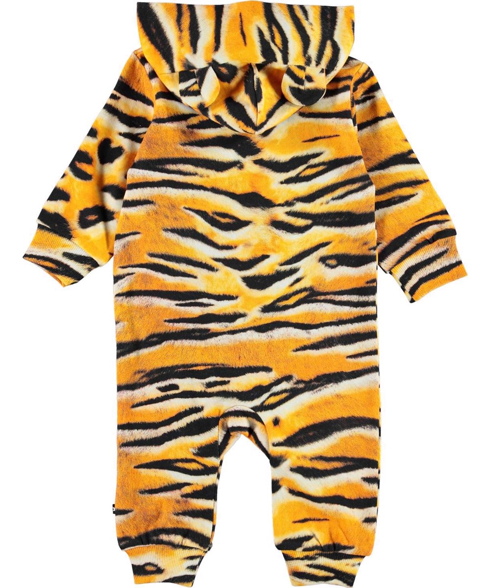 Fowo - Wild Animal - Økologisk baby heldragt tigerprint