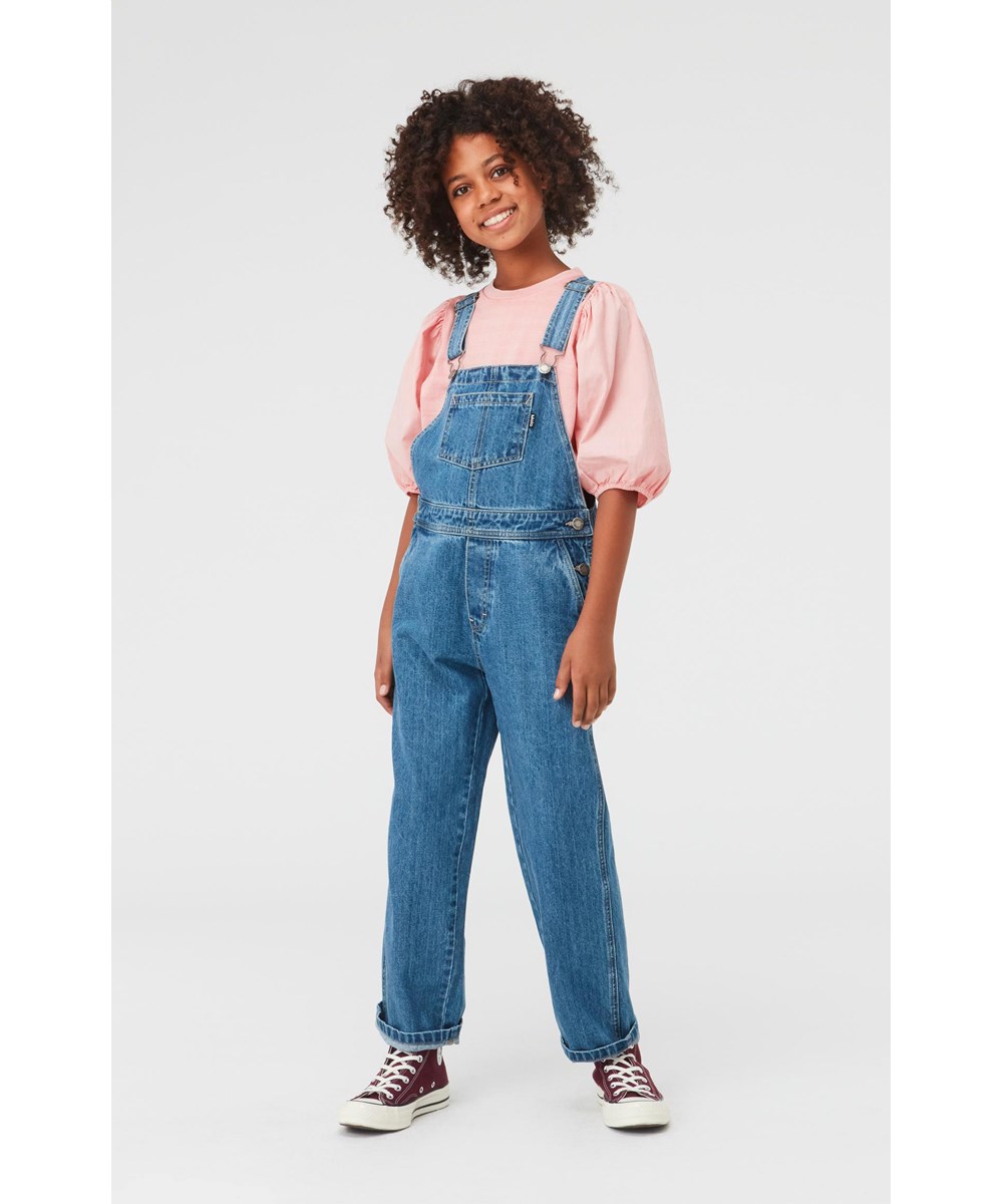 Aer - Blue Denim - Unisex blauwe spijker tuinbroek