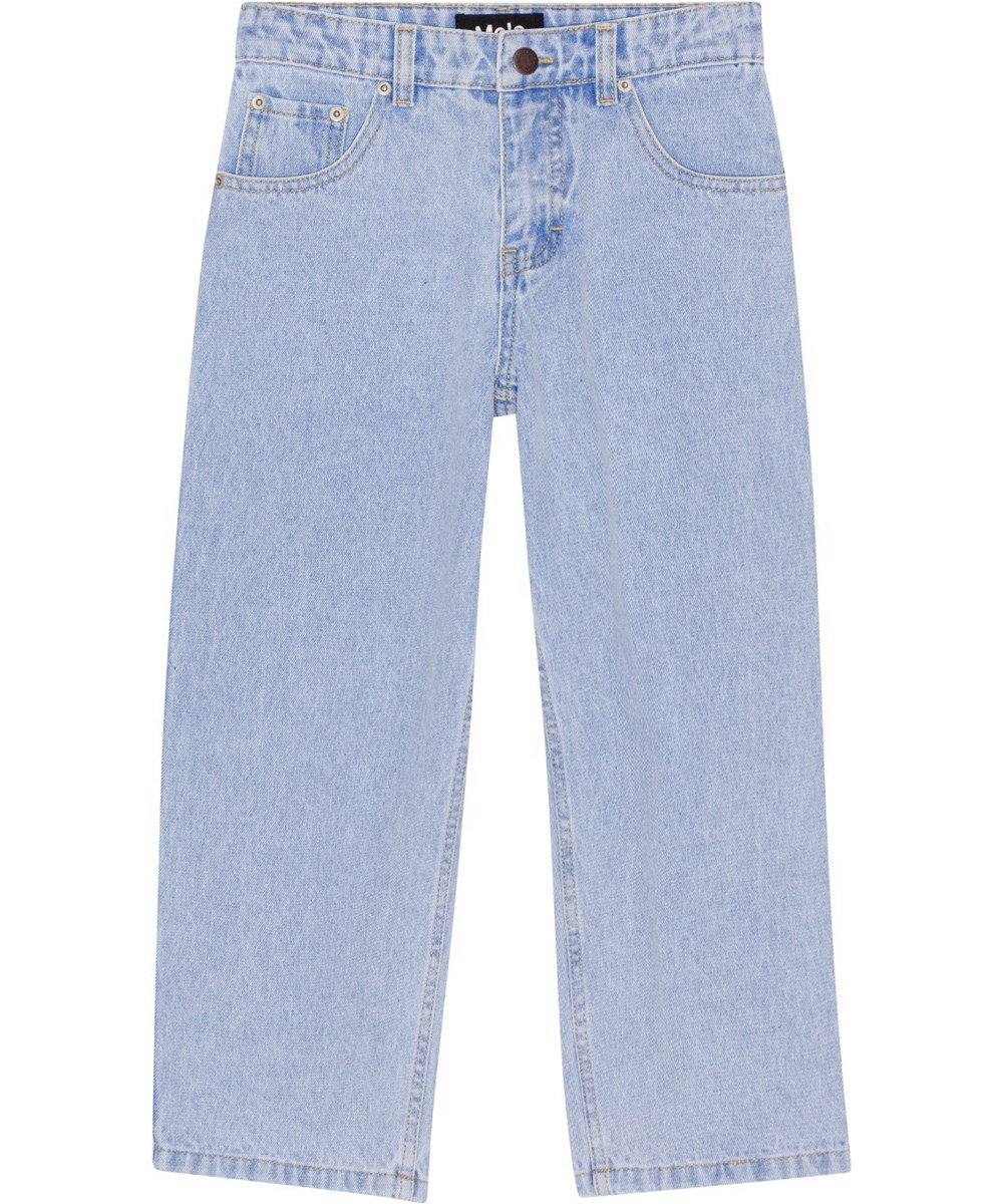 Aiden - Faded Denim - Lichtblauw gewassen unisex jeans