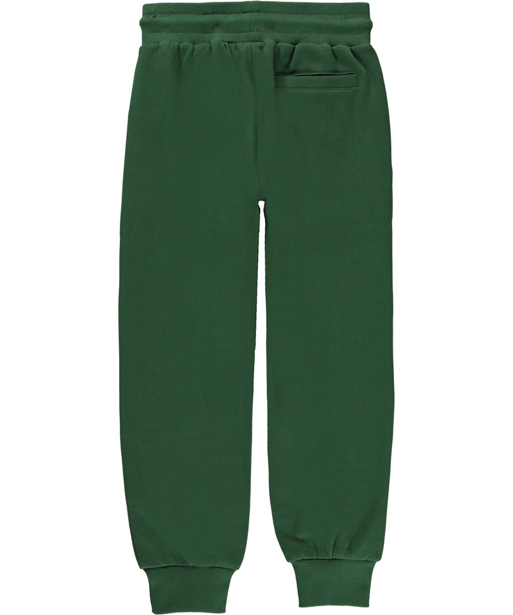 Alvar - Eden - Groene biologische joggingbroek met smiley