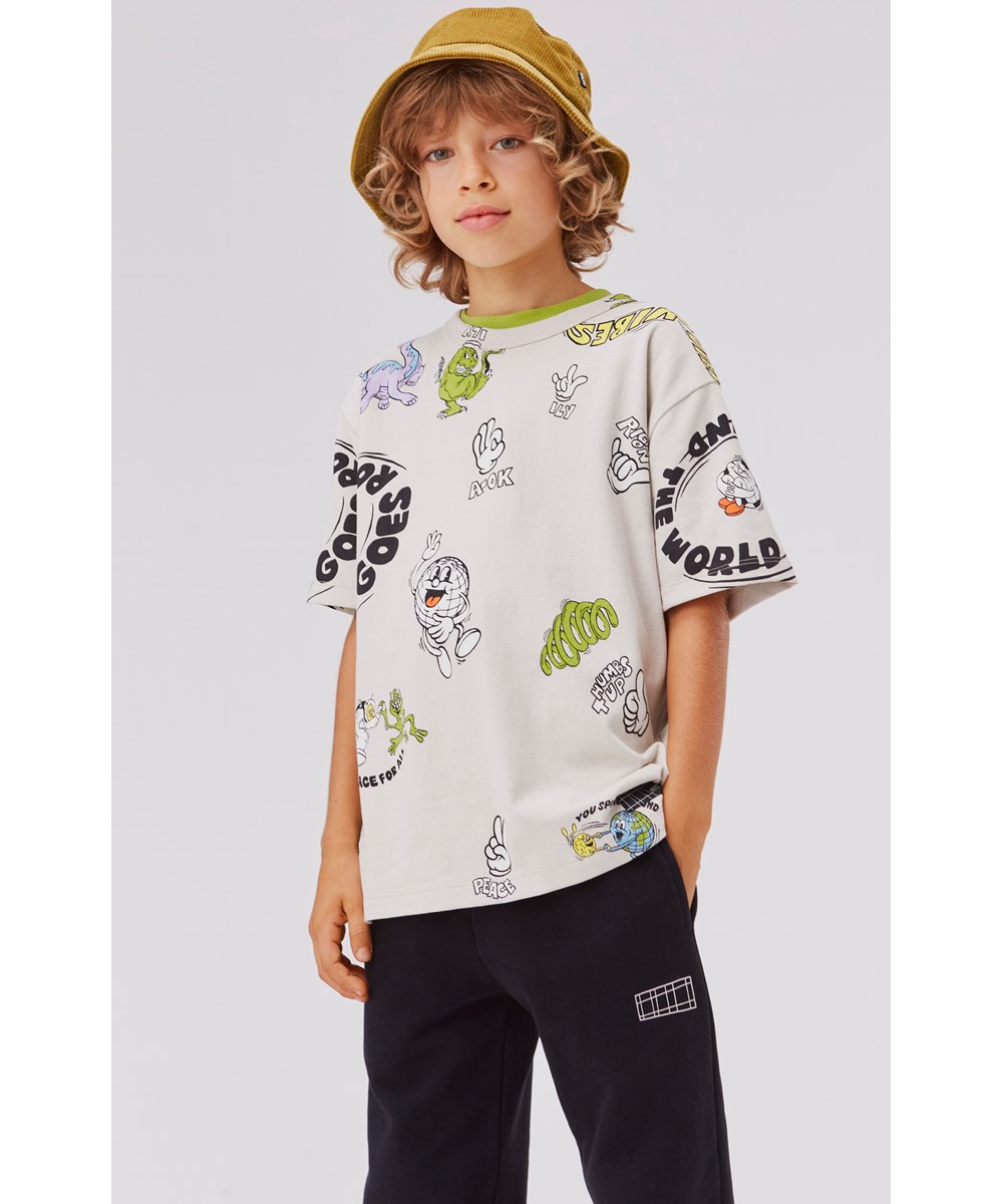 Am - Black - Zwarte biologische unisex joggingbroek