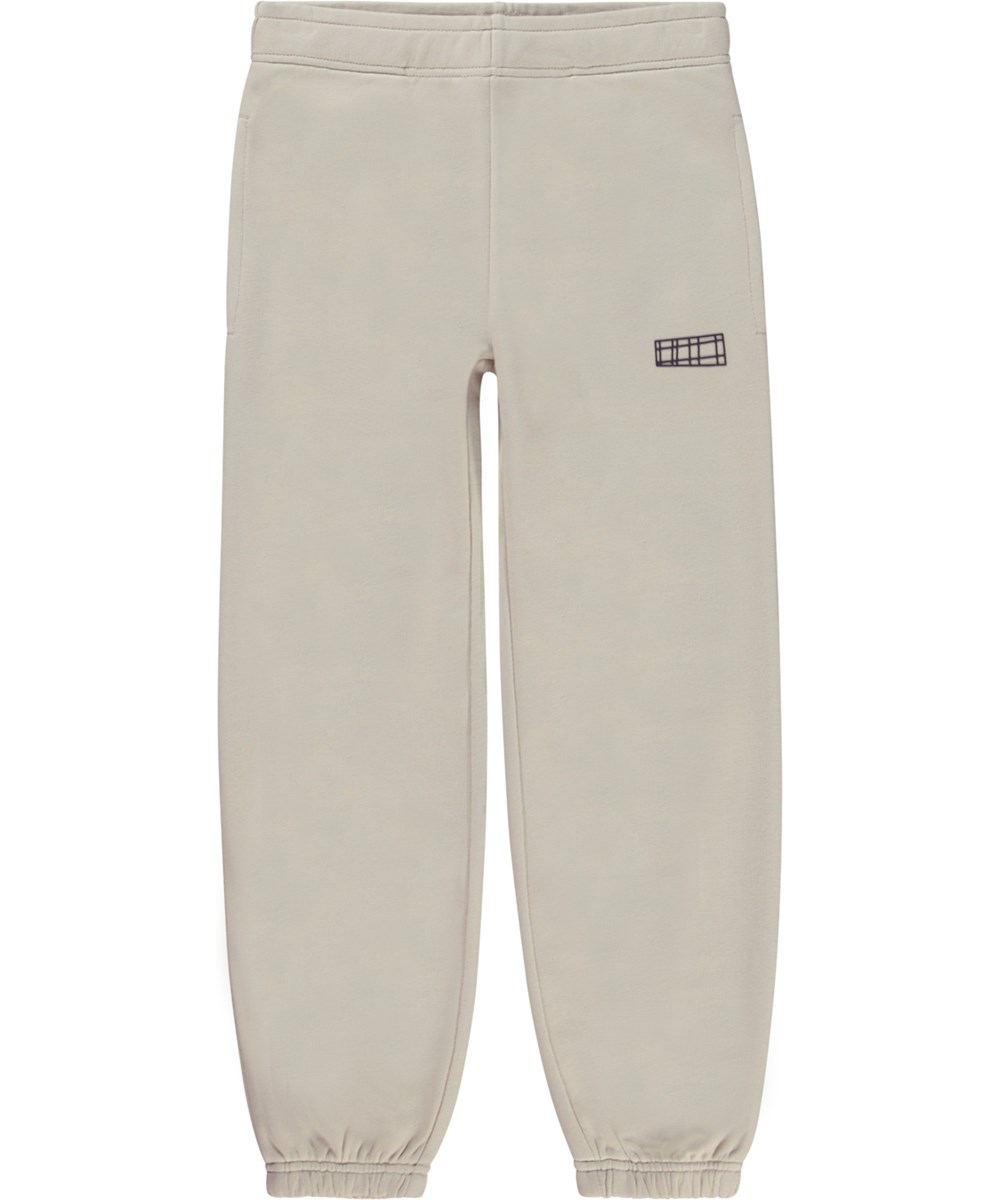 Am - Overcast - Beige unisex joggingbroek