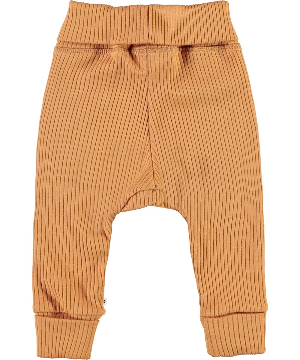 San - Deer - Bruine rib babybroek