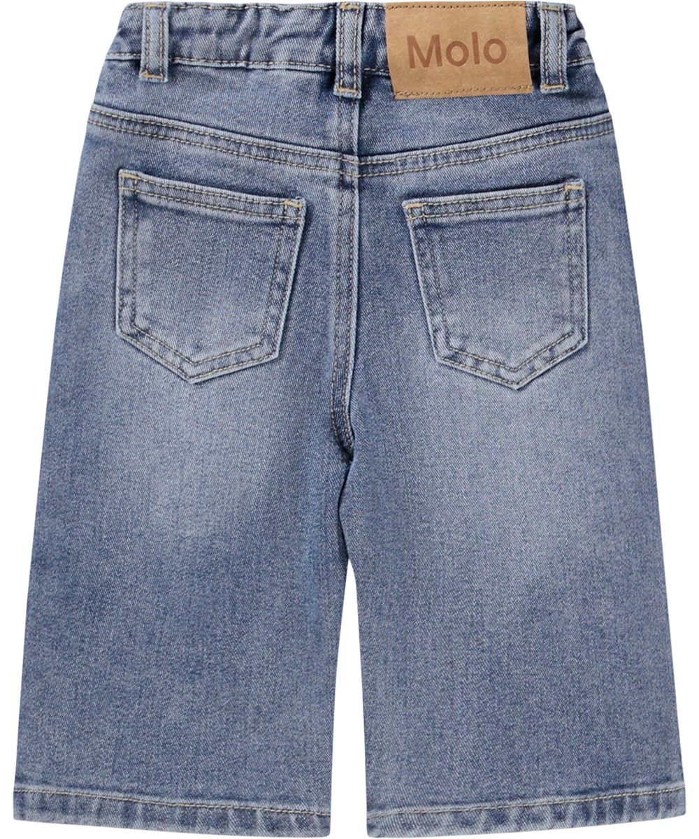 Sevan - Vintage Blue - Blauwe jeans voor de kleintjes gemaakt van biologisch katoen met stretch