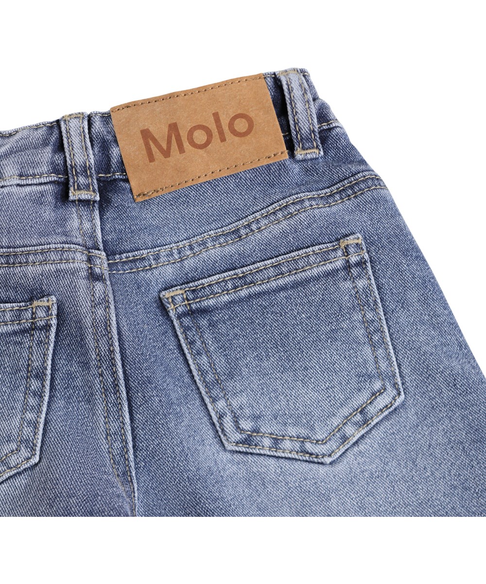 Sevan - Vintage Blue - Blauwe jeans voor de kleintjes gemaakt van biologisch katoen met stretch