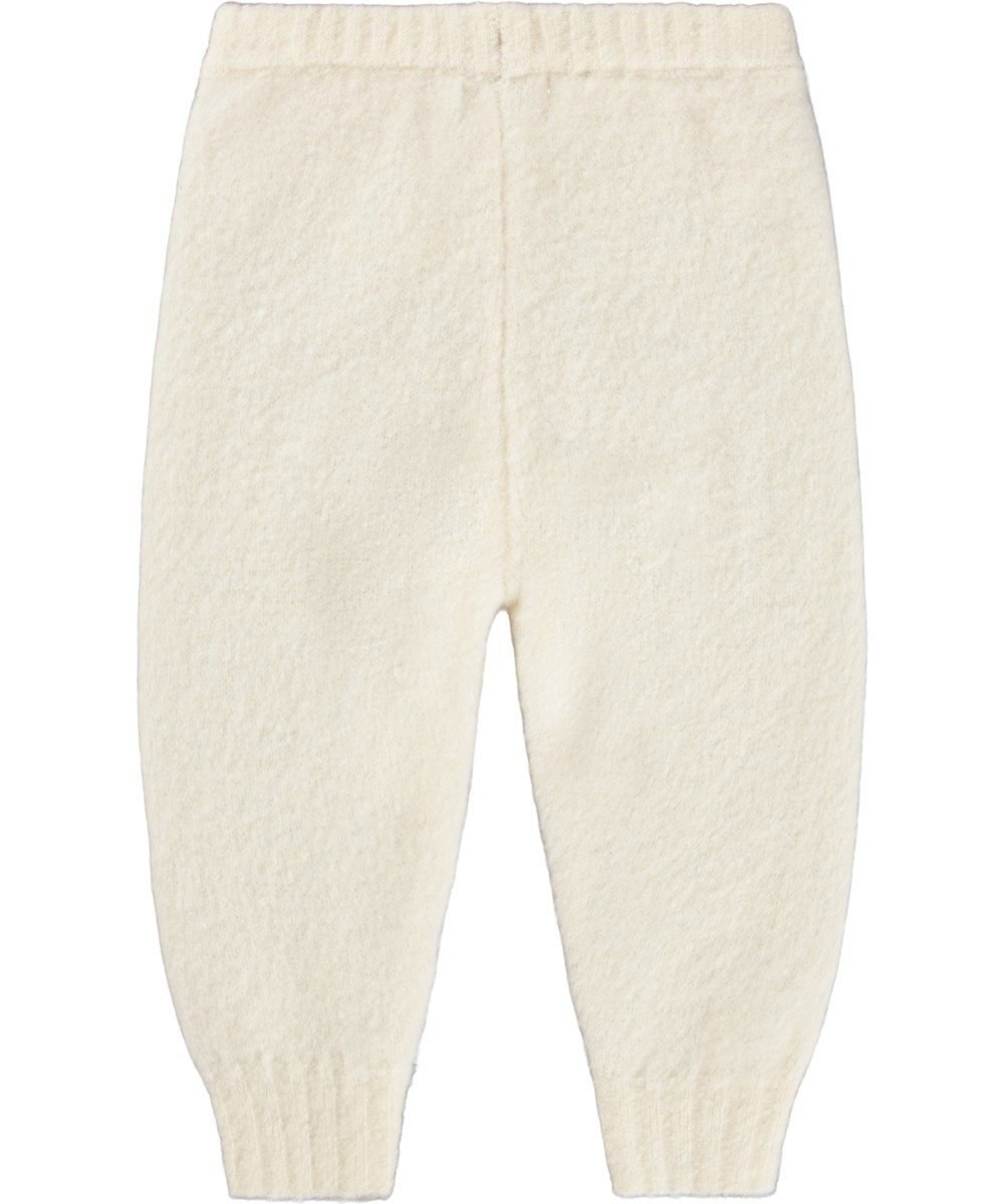 Simmer - White Noise - Gebroken witte broek voor de kleintjes gemaakt van een zachte wolmix.