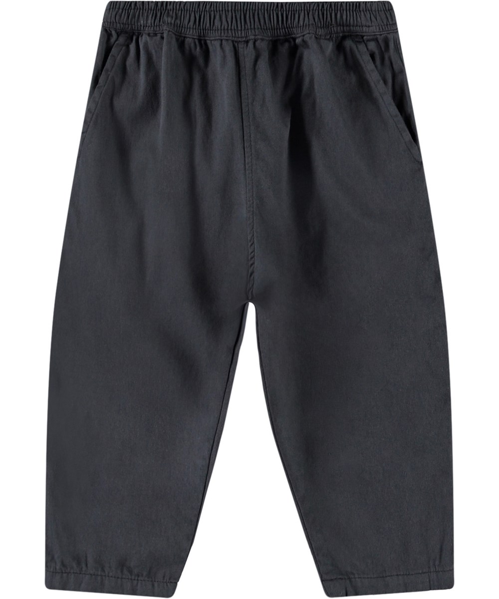 Sois - Unexplored - Zwart babybroek van biologisch katoen.