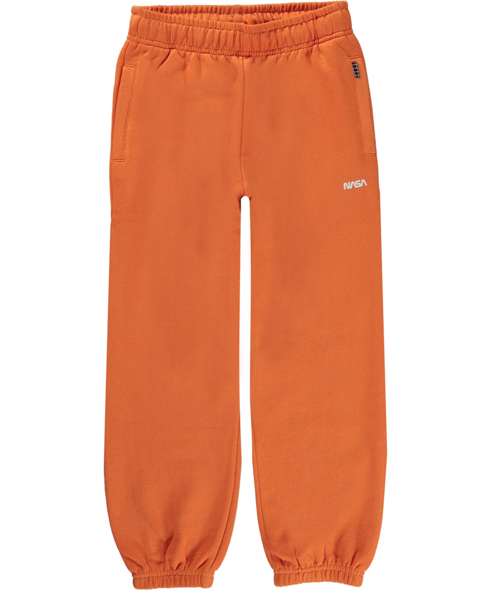 Adan - Sun Power - Orange økologiske joggingbukser med NASA print